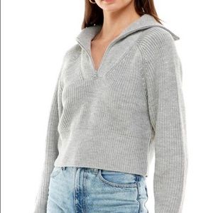 WAYF Nelle half zip pullover NWT